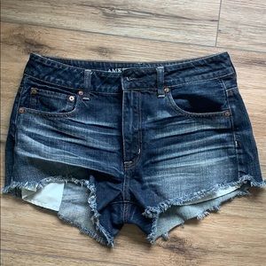 American Eagle Outfitters hi-rise denim shorts
